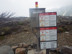 20190805火山ガス検知器・注意標識
