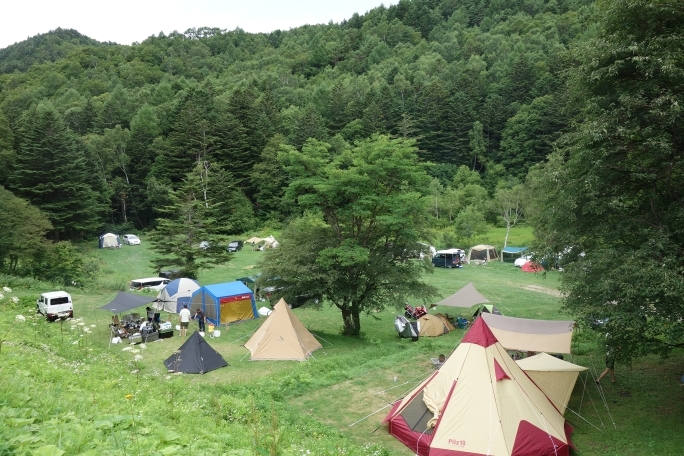 山田牧場のキャンプ場